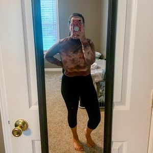 Croppped Tie-dye Sweatshirt